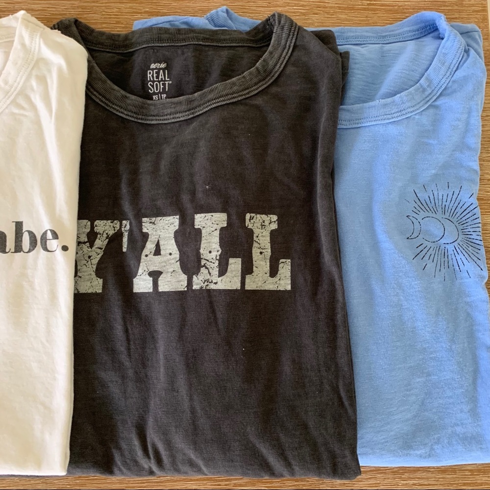 Aerie long sleeve tees